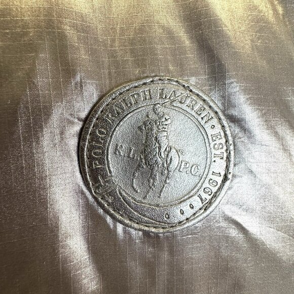 Vintage Polo Ralph Lauren Down Quilted Puffer Vest Black Mens Medium *No Hood - Picture 2 of 9